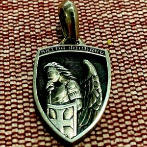 David Yurman St Michael Amulet